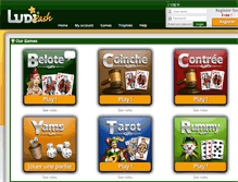 Tablet Screenshot of ludicash.com